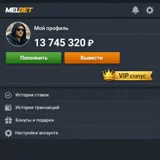 Melbet profile